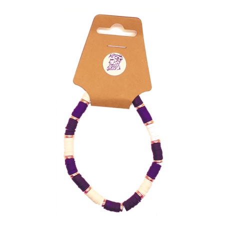 White & Purple - Bracelet bracelet-001
