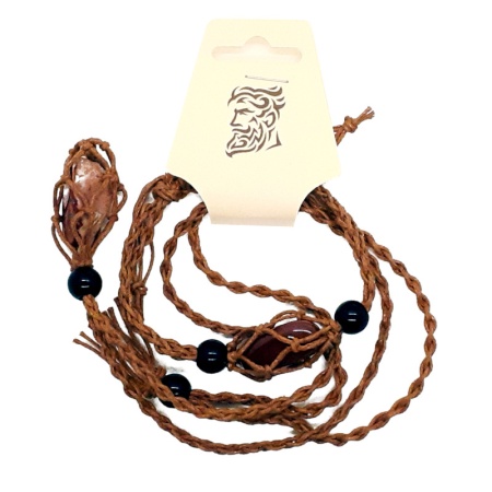 Shades of Red Stones Necklace & Bracelet bracelet-necklace-string_001_1411849827