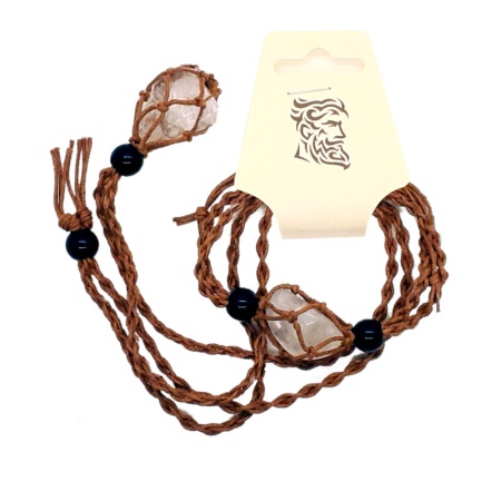 White Stones Necklace & Bracelet bracelet-necklace-string_003