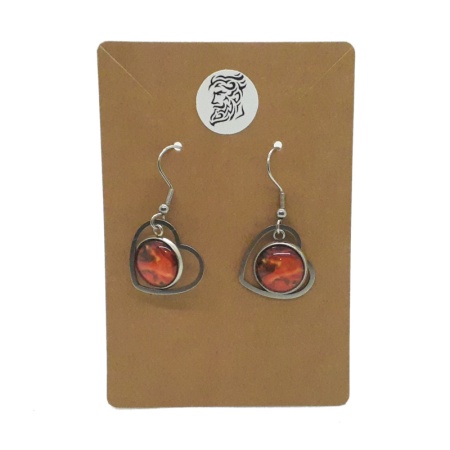 Frame Series 001 - Orange earrings-frame-series_001-orange
