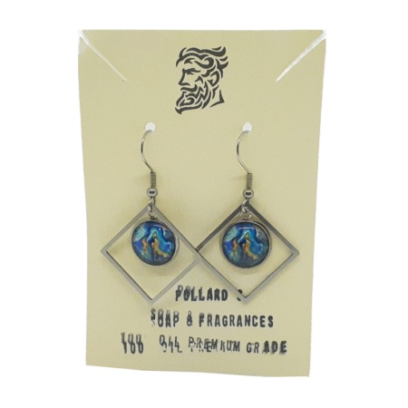 Frame Series 002 - Blue earrings-frame-series_002-blue