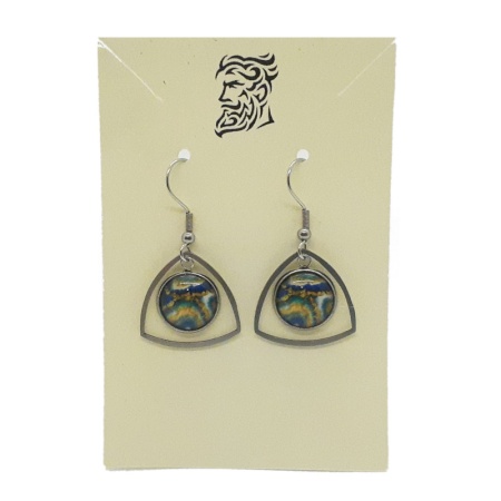 Frame Series 003 - Blue earrings-frame-series_003-blue