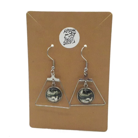 Frame Series 004 - Black earrings-frame-series_004-black
