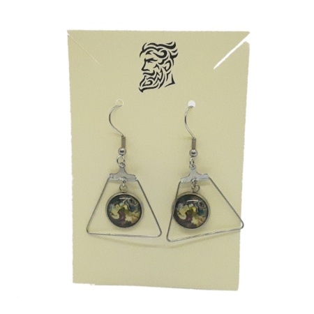 Frame Series 004 - Deep Black earrings-frame-series_004-deep-black
