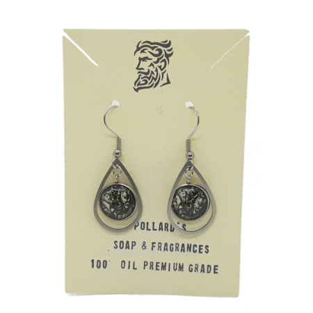 Frame Series 005 - Grey Black earrings-frame-series_005-grey-black