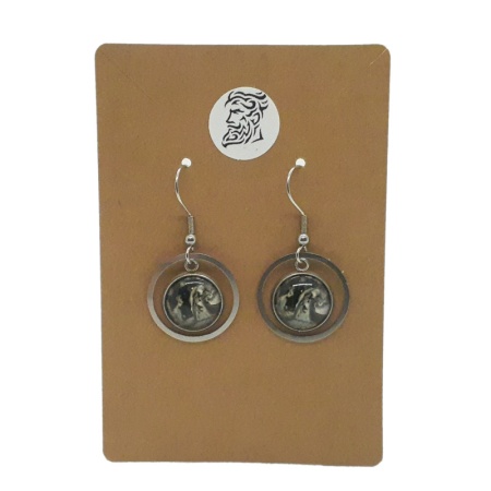 Frame Series 006 - Black earrings-frame-series_006-black