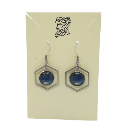 Frame Series 007 - Deep Blue earrings-frame-series_007-deep-blue