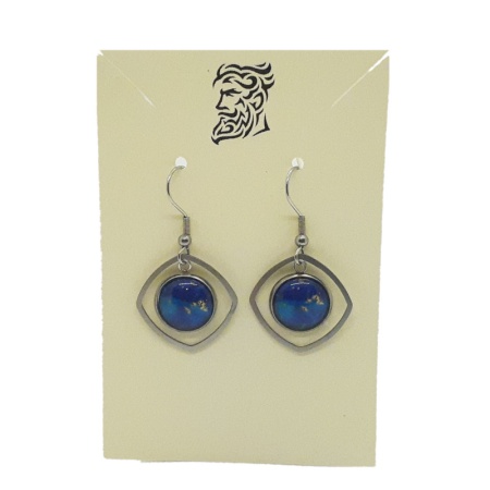 Frame Series 008 - Blue earrings-frame-series_008-blue