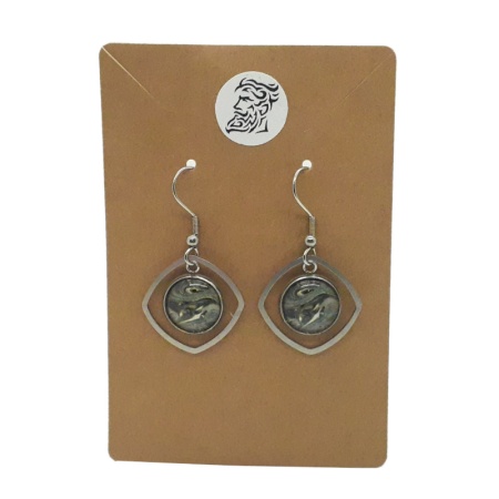 Frame Series 008 - Grey earrings-frame-series_008-grey