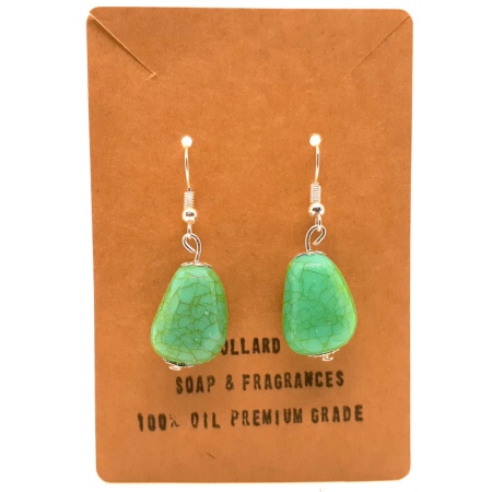 Green Marbled Earrings green-marble-earrings