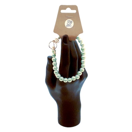 Light Blue Beads Bracelet 8" light-blue-beads-bracelet-8-inches