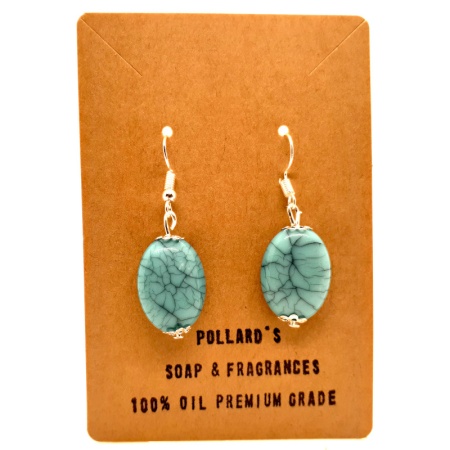 Light Blue Marbled Earrings light-blue-marble-earrings
