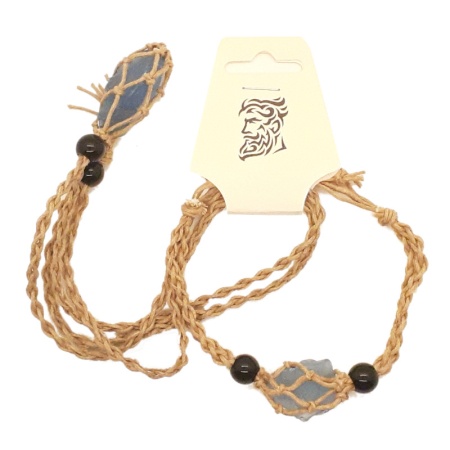 Light Blue Stones Necklace & Bracelet light-blue-stones-light-brown-necklace-bracelet