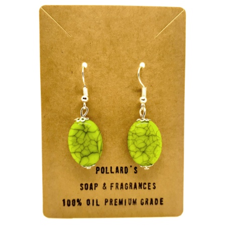 Light Green Oval Marbled Earrings light-green-marble-earings_1170569138