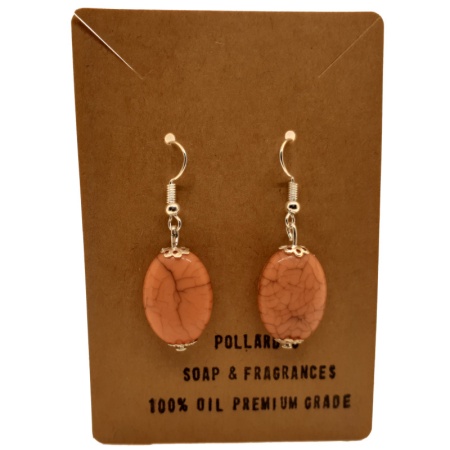 Salmon Marbled Earrings salmon-marble-earrings