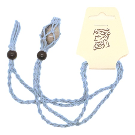 Light Blue String Necklace and Grey Stone string-necklace-stone_014_2050129415